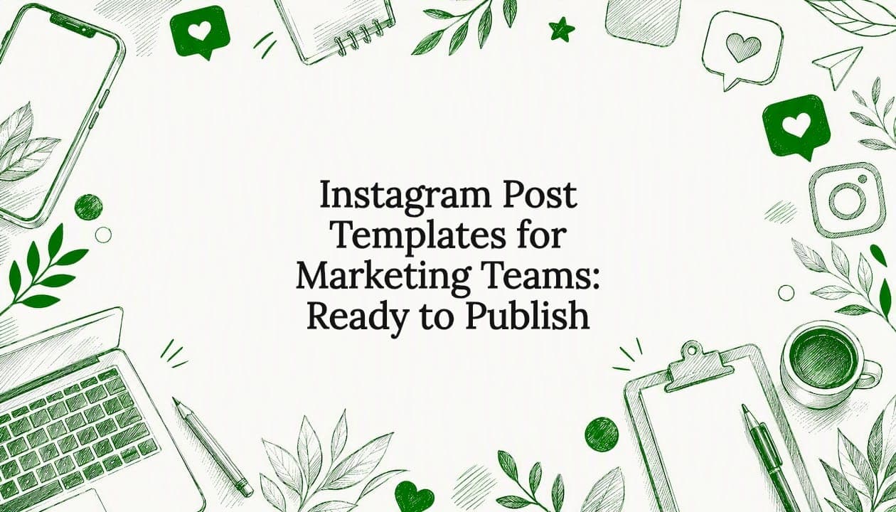 Instagram Post Templates for Marketing Teams: Ready to Publish