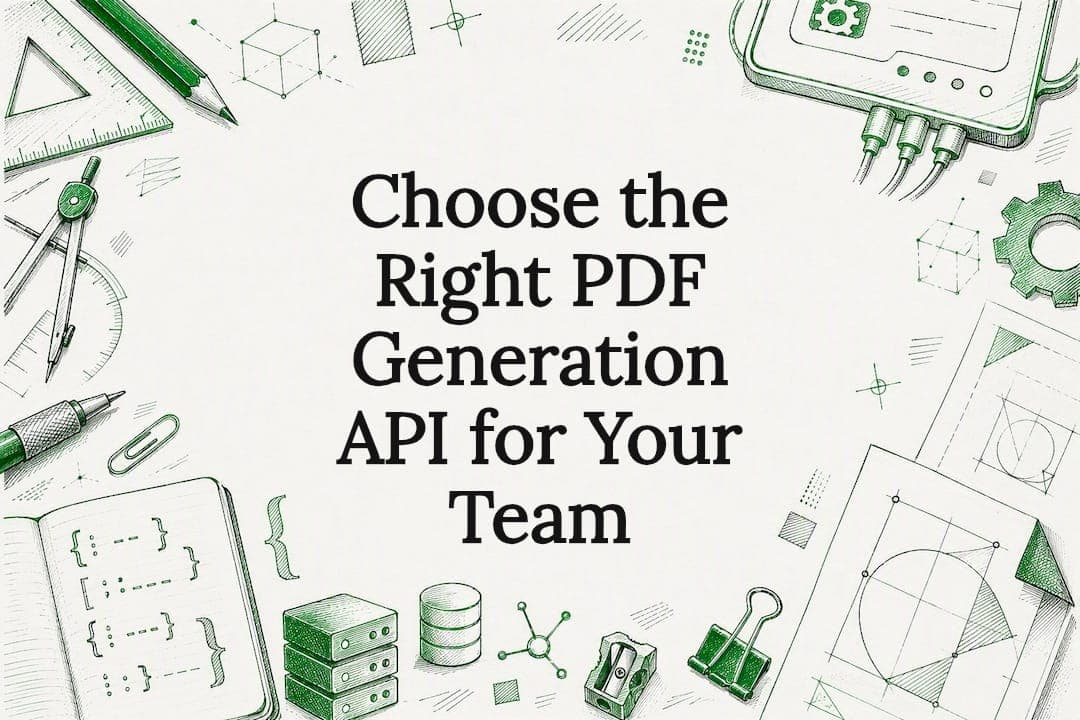 Choose the Right PDF Generation API for Your Team