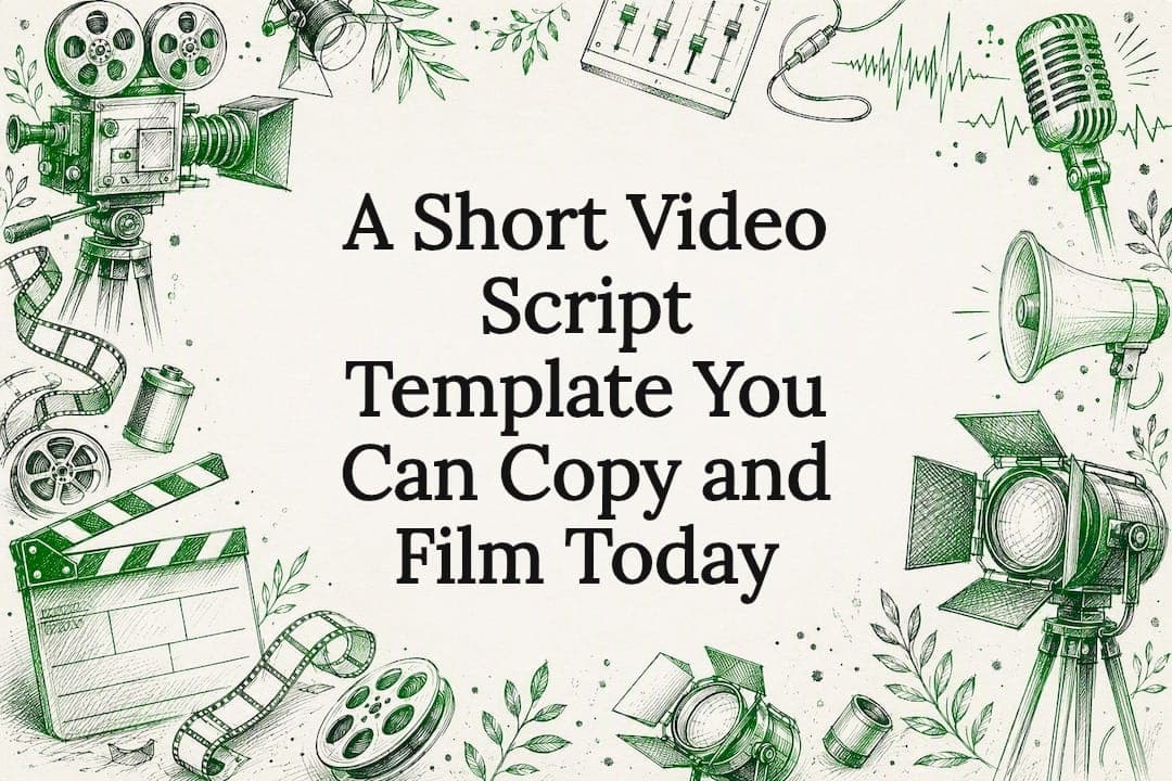A Short Video Script Template You Can Copy and Film Today