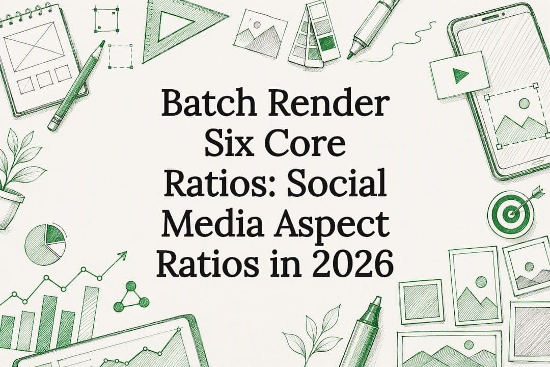 Batch Render Six Core Ratios: Social Media Aspect Ratios in 2026