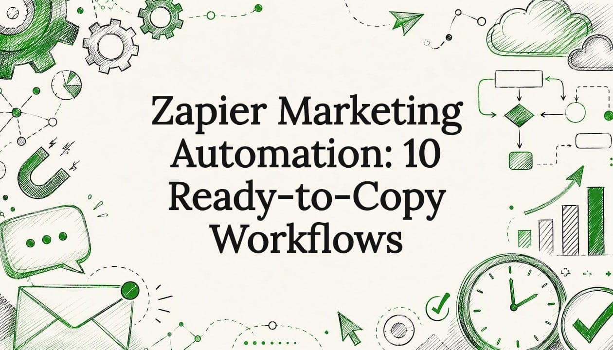 Zapier Marketing Automation: 10 Ready-to-Copy Workflows